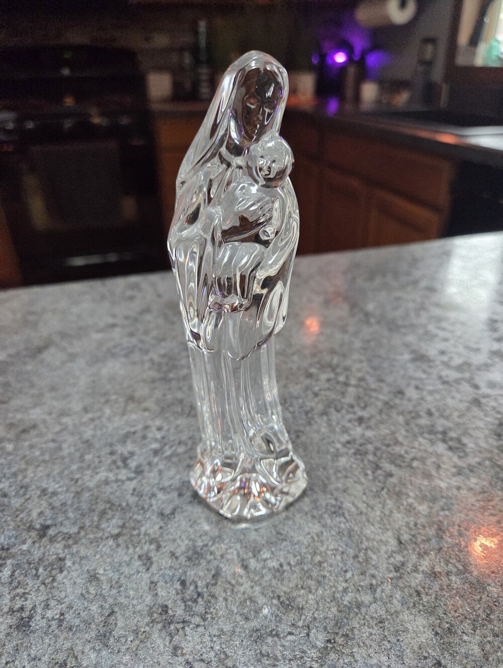 Waterford “Mother And Child” Crystal, The Nativity Collection Figurine